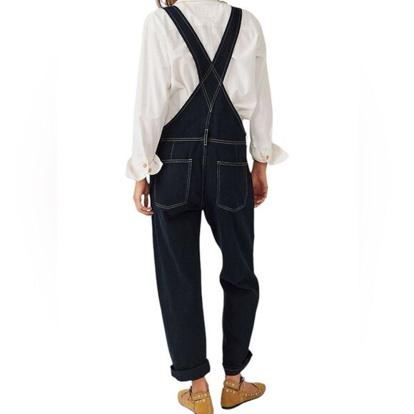 FREE PEOPLE We The Free Ziggy Denim Overalls Size XSMALL - Picture 2 of 16